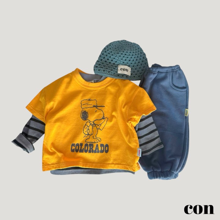 【予約】LET’S GO Tシャツ / con. (XXS-M)스눕