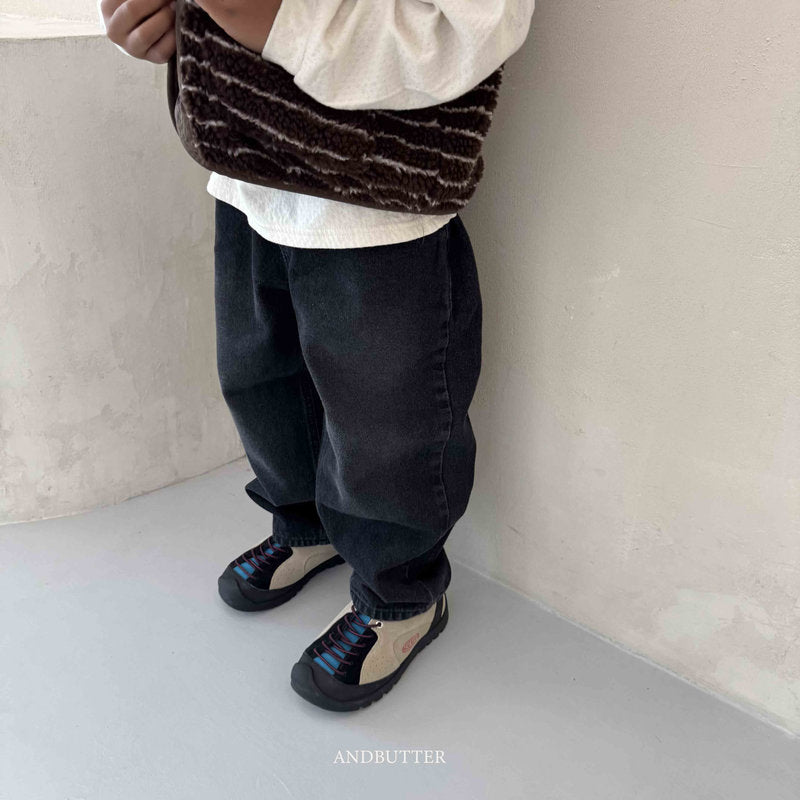 【予約】Modern Curved Denim  /  andbutter (S-JM)