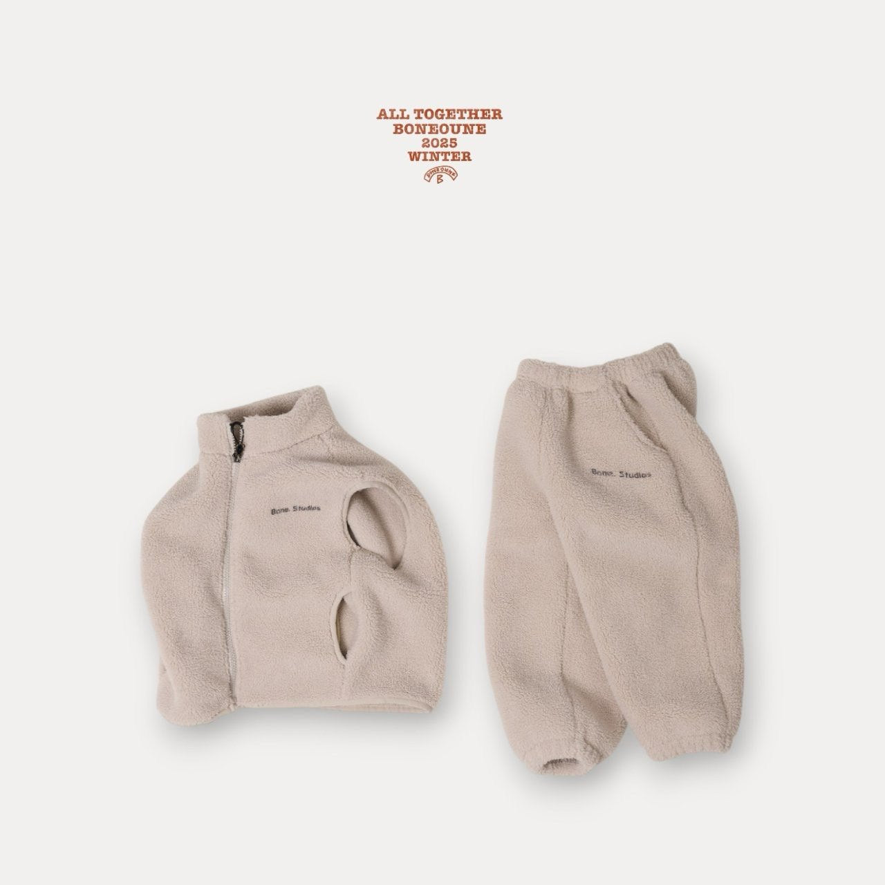 【予約】dream fleece vest / boneoune (XS-JL)