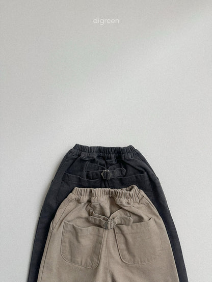 【予約】Minimal Pin Tuck Pants  /  digreen(S-XXL)