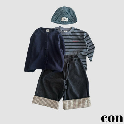 【予約】ピグメントボーダーTシャツ/ con. (XXS-M) 피그페이보릿