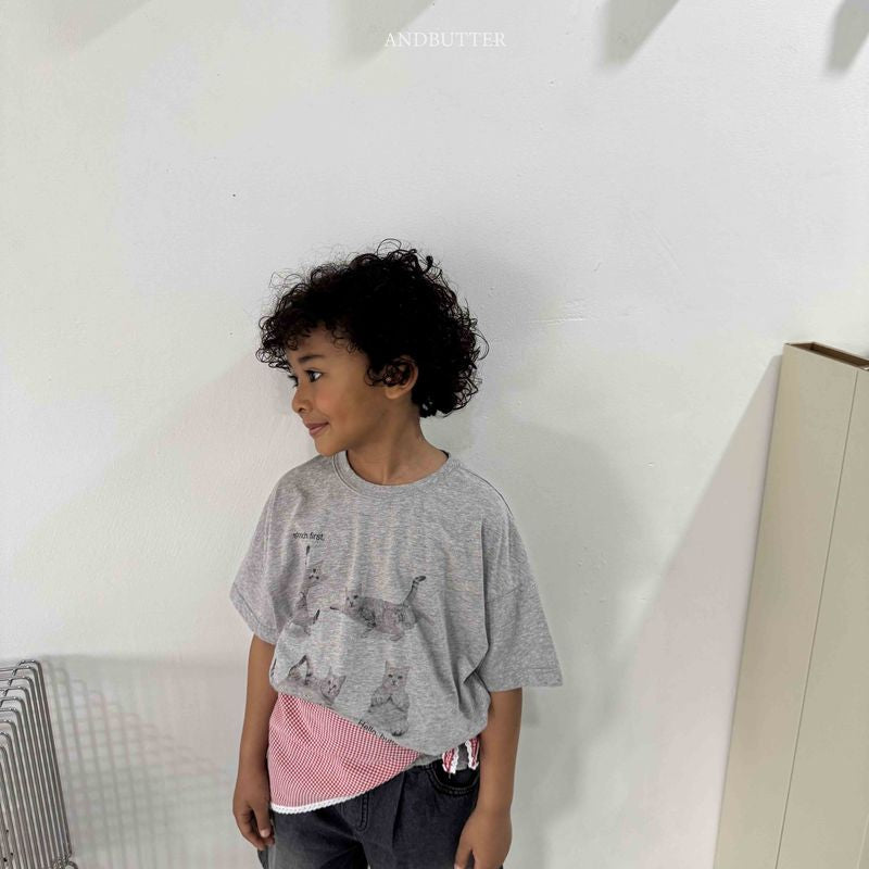 【予約】Heidi Check kerchief  / andbutter