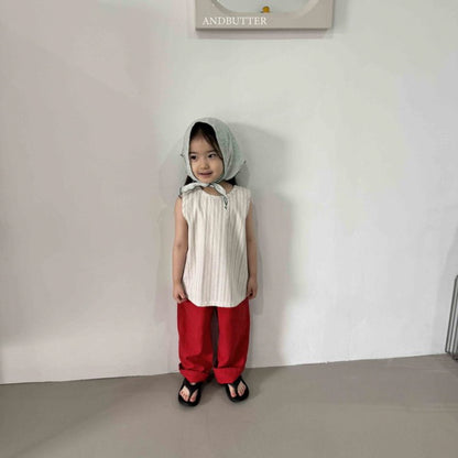【予約】linen daily Pants / andbutter(S-JM)