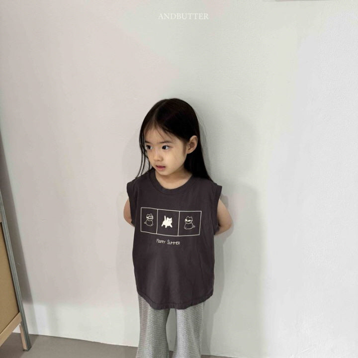 【予約】 Summer happy sleeveless / andbutter(S-JM)