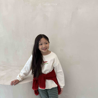 【予約】Santa Bear Tee /  andbutter (S-JM)