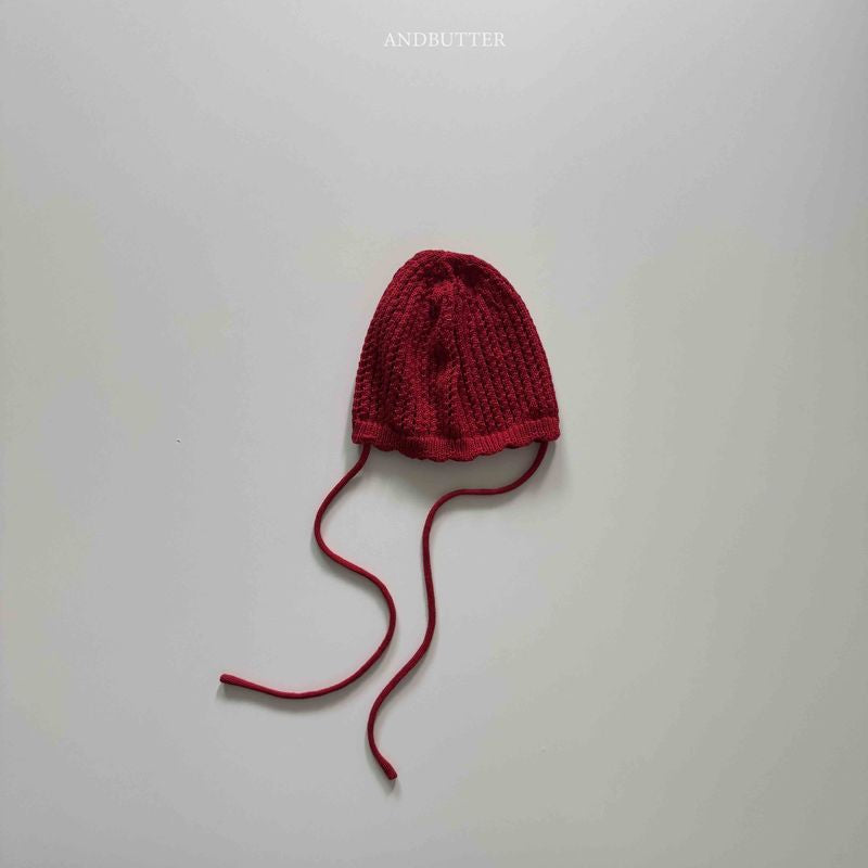 【予約】Croche Color beanie  / andbutter