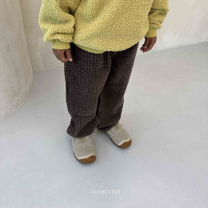 【予約】Puffy Corduroy Pants  /  andbutter (S-JM)