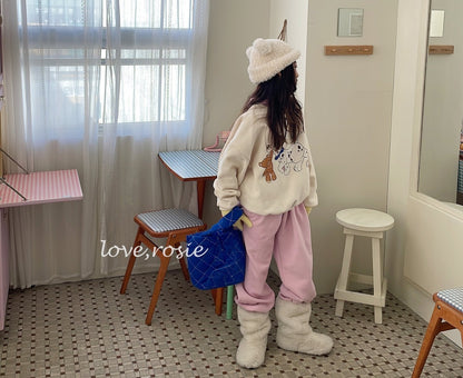 【予約】ribbon kimo jogger pt / love rosie (L-3XL, adult)