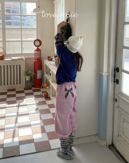 【予約】ribbon kimo jogger pt / love rosie (L-3XL, adult)