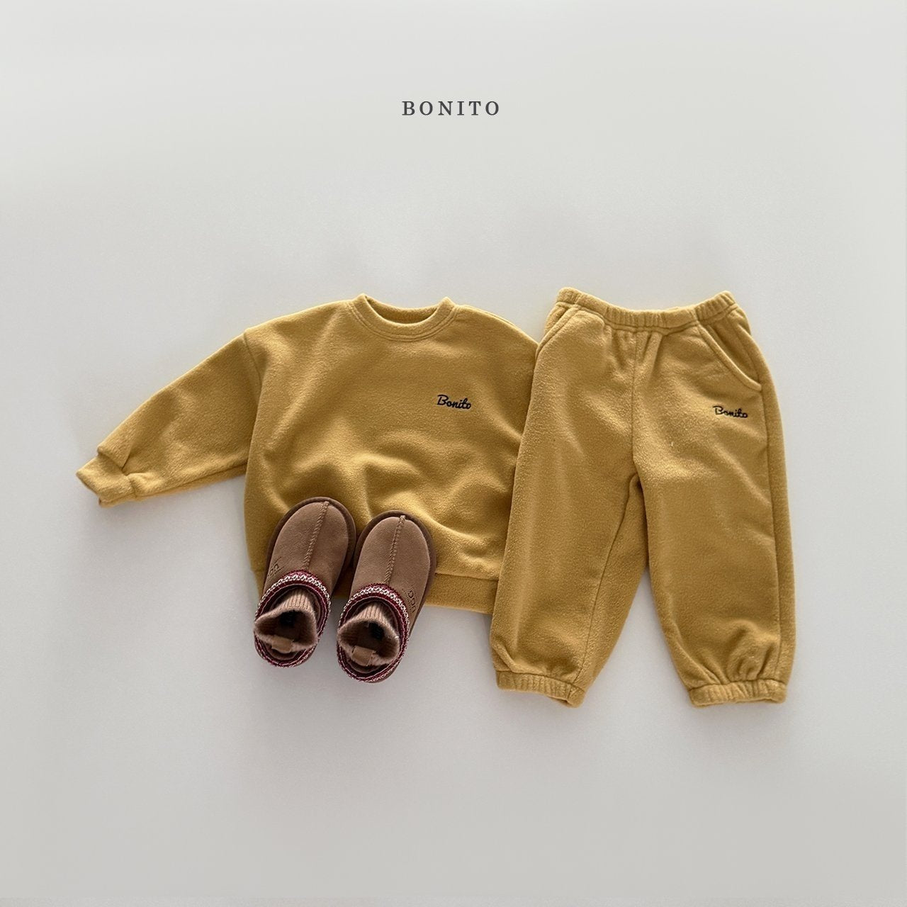 【予約】fleece set up  /  bonito (12M-JM)