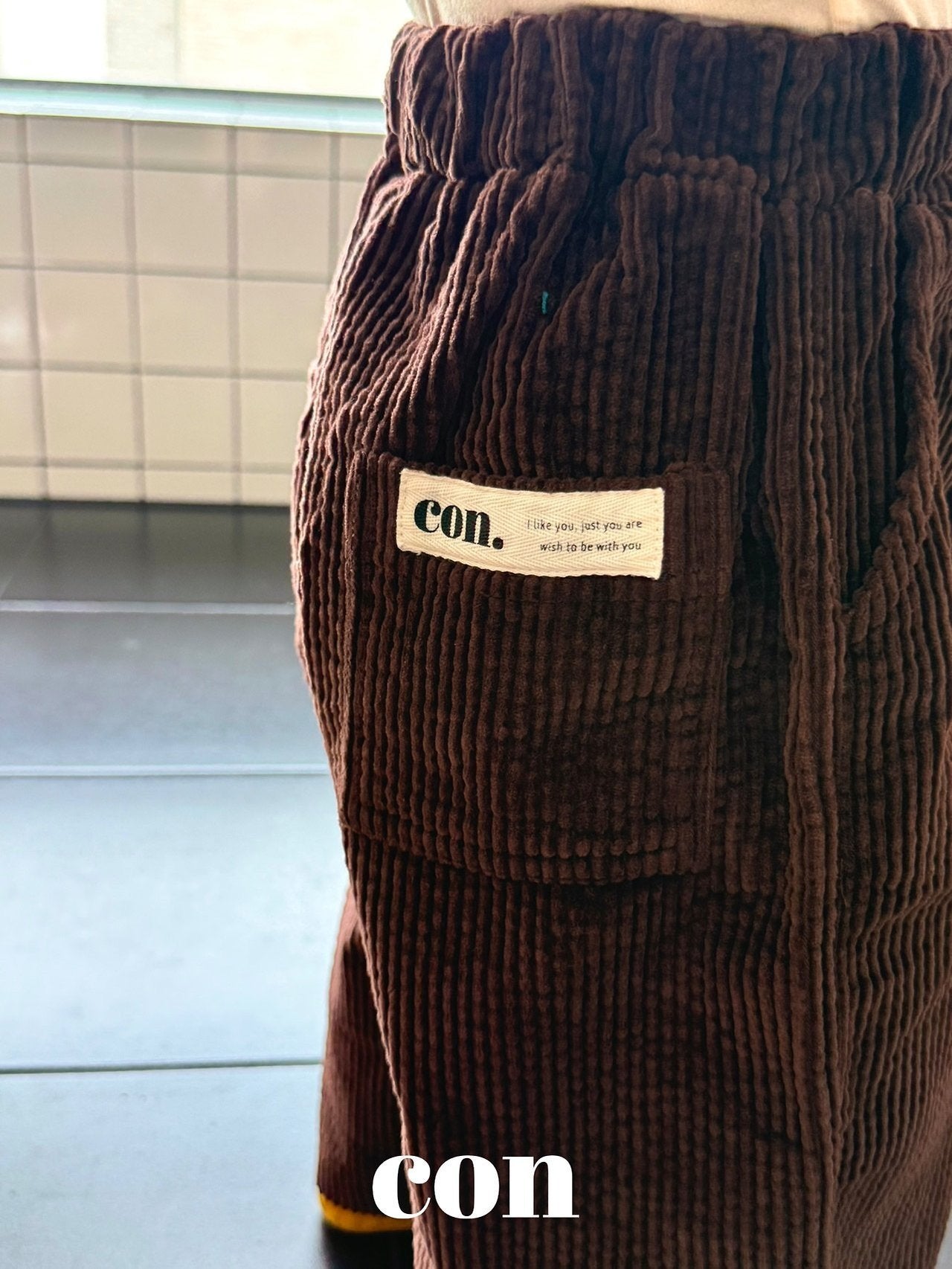 【予約】golden pants /  con