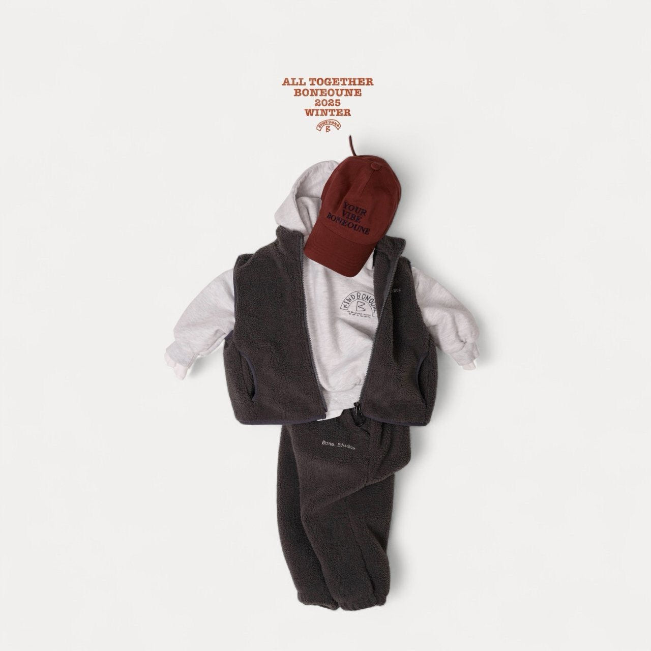 【予約】boa jogger pants / boneoune (XS-JL) 양털조거