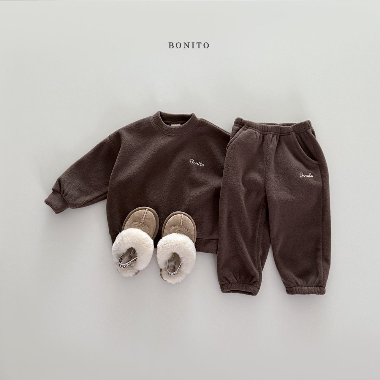 【予約】fleece set up  /  bonito (12M-JM)