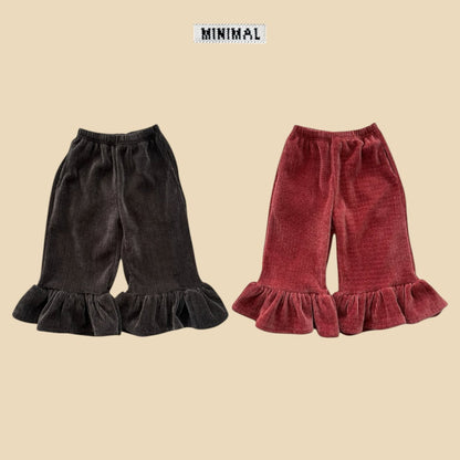 【予約】viva frill pants  / minimal (S-JM)