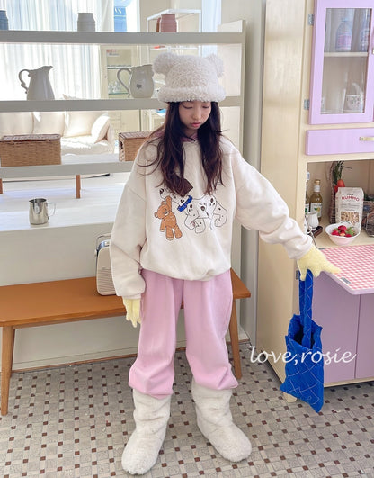 【予約】ribbon kimo jogger pt / love rosie (L-3XL, adult)