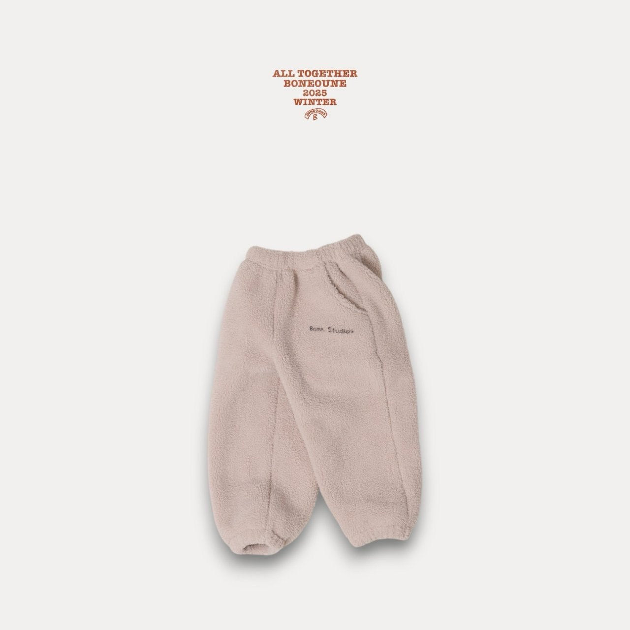 【予約】boa jogger pants / boneoune (XS-JL) 양털조거