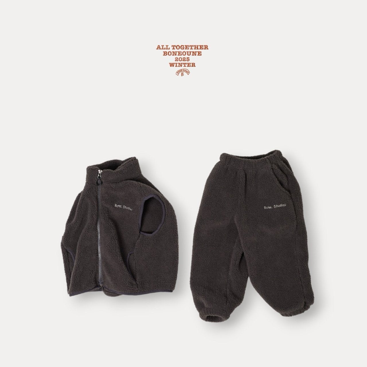 【予約】boa jogger pants / boneoune (XS-JL) 양털조거