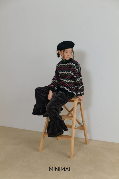 【予約】viva frill pants  / minimal (S-JM)