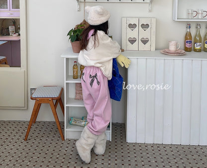 【予約】ribbon kimo jogger pt / love rosie (L-3XL, adult)