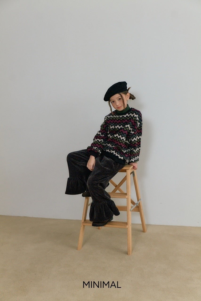 【予約】viva frill pants  / minimal (S-JM)