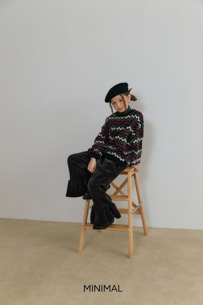 【予約】viva frill pants  / minimal (S-JM)