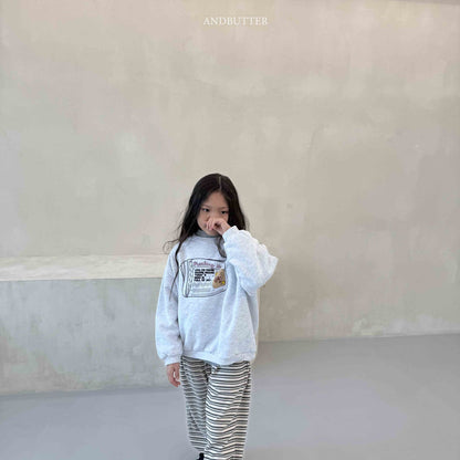 【予約】Mellow Stripe Jogger   /  andbutter (S-JM)