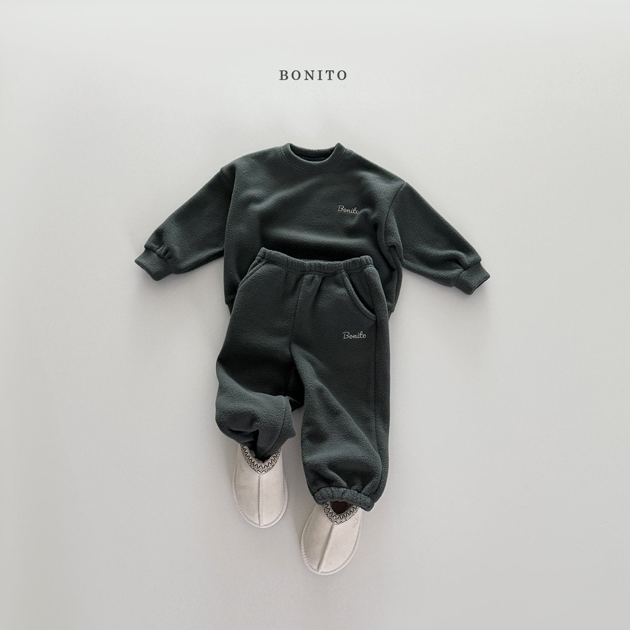 【予約】fleece set up  /  bonito (12M-JM)