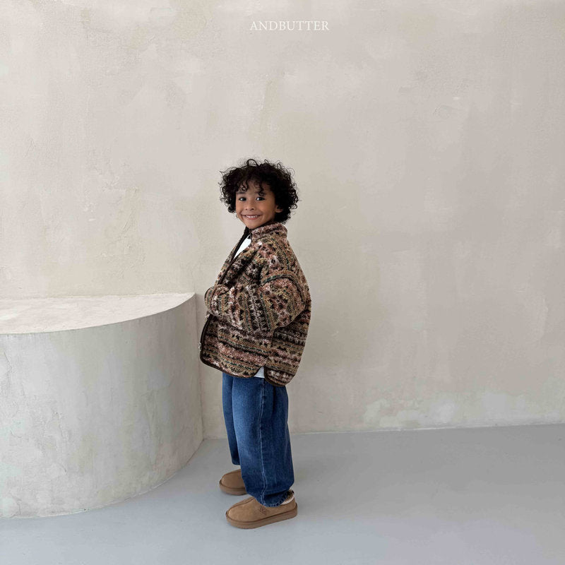 【予約】Nordic Line Jumper   /  andbutter (S-JM)