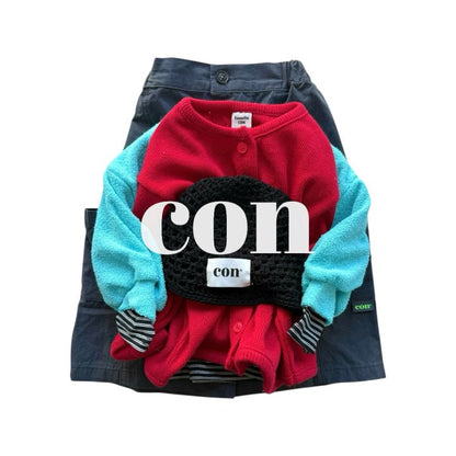 【予約】デイリーカーディガン / con. (XXS-M)