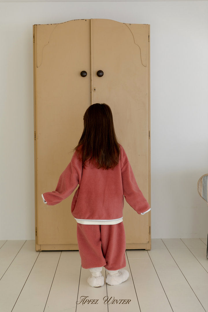 【予約】soft fleece jogger pt / apfel (S-JL)달콤솜조거