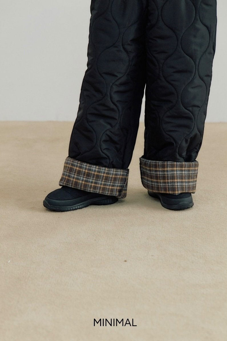 【予約】up down quilting pants  / minimal (S-JM)