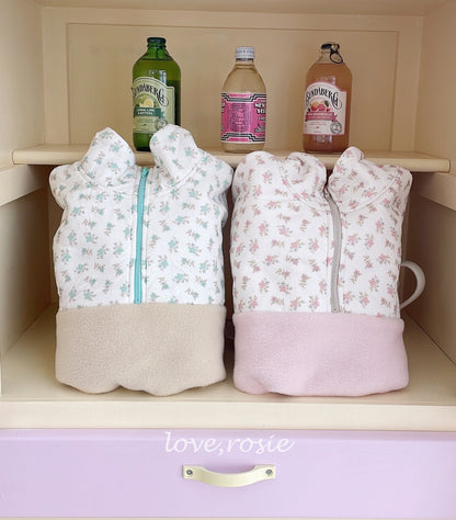 【予約】flower fleece set  / love rosie (L-3XL)
