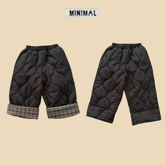 【予約】up down quilting pants  / minimal (S-JM)
