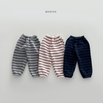 【予約】double st jogger pants  /  bonito (12M-JM) 두줄st