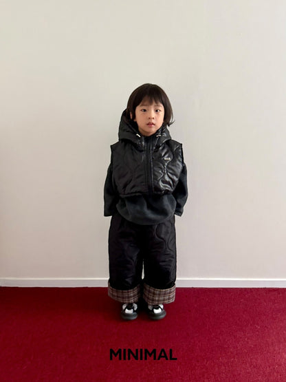 【予約】up down quilting pants  / minimal (S-JM)