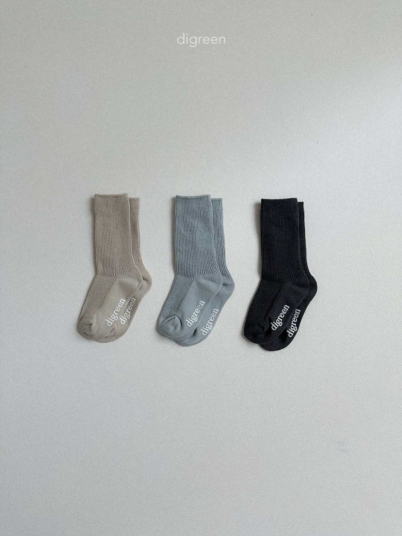 【予約】Gray Socks  /  digreen