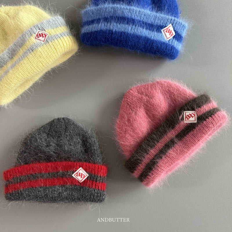 【予約】Mix Angora Beanie   / andbutter