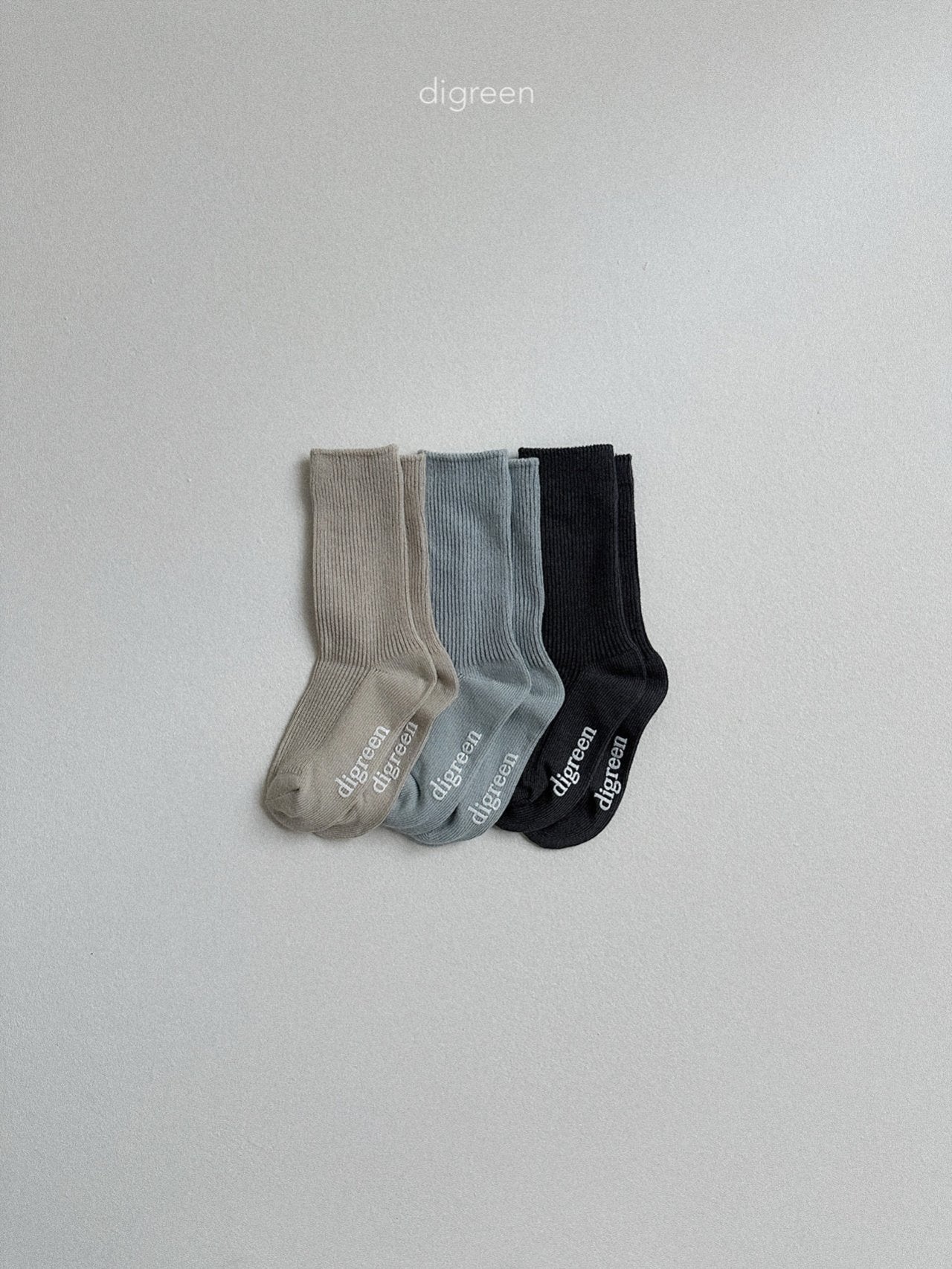 【予約】Gray Socks  /  digreen