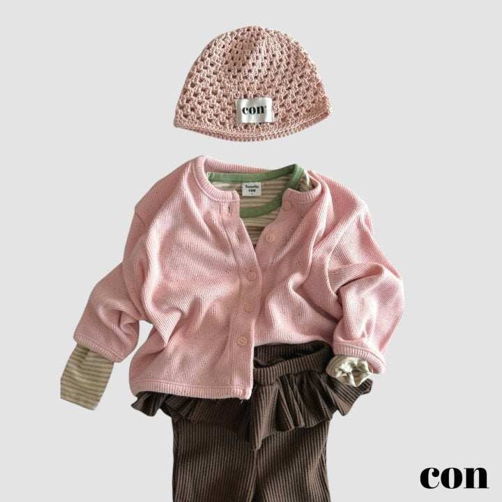 【予約】デイリーカーディガン / con. (XXS-M)