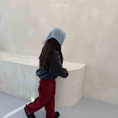 【予約】Love Ring Corduroy Pants  /  andbutter (S-JM)