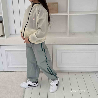 【予約】ダブルラインパンツ / andbutter(S-JM)투라인 절개