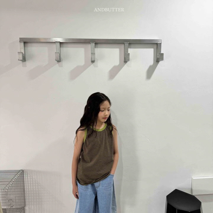 【予約】Cross sleeveless / andbutter(S-JM)