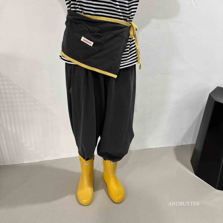 【予約】Apron pants  / andbutter(S-JM)