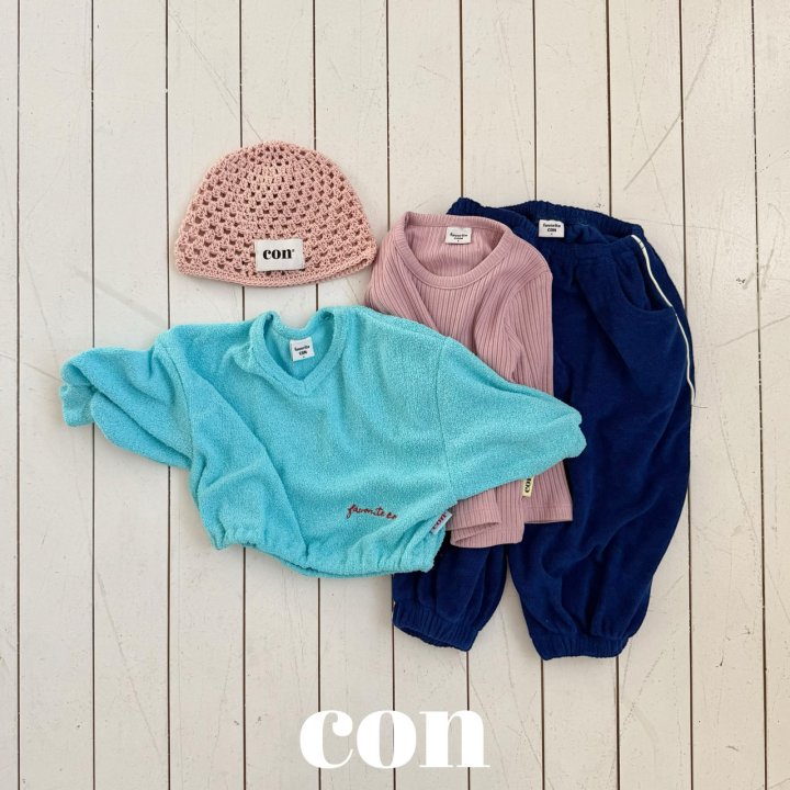 【予約】v 刺繍ニットトップス / con. (XXS-M)