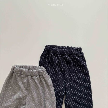 【予約】Dot frill pants / andbutter(S-JM)