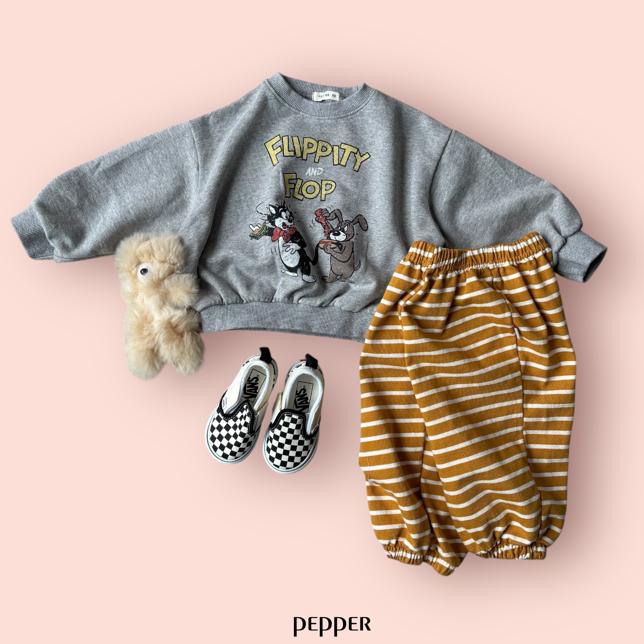 【予約】ヨヨボーダージョガー　/ pepper (XS-XL)