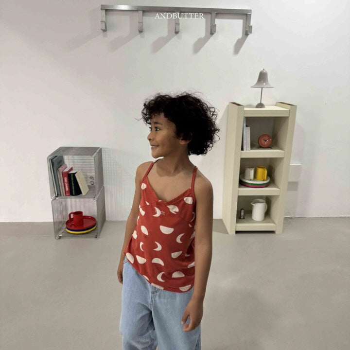 【予約】moon line sleeveless / andbutter(S-JM)