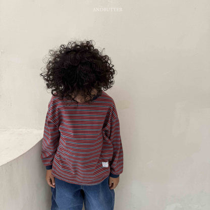 【予約】Hazel color Tee  / andbutter