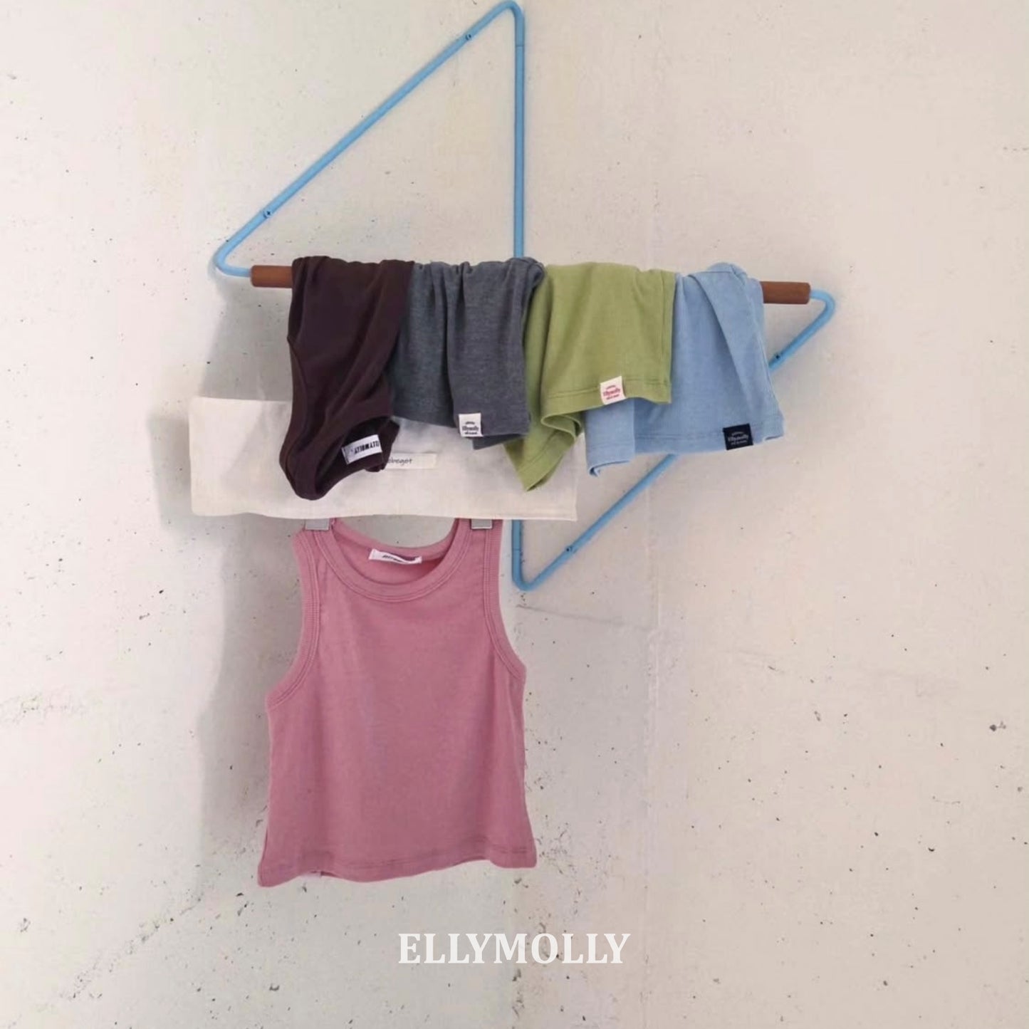 【予約】layered sleeveless / ellymolly(5-15号)슬라임 레이어드