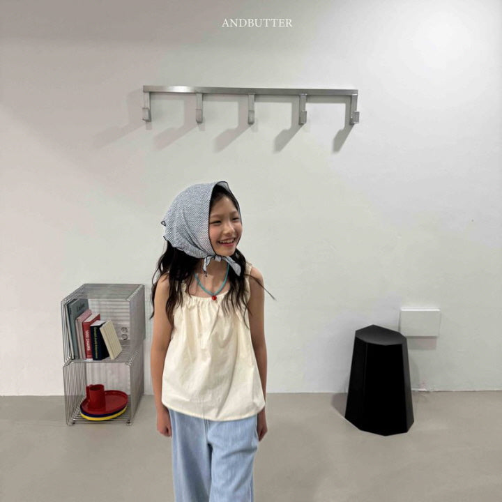 【予約】Shirring sleeveless  / andbutter(S-JM)